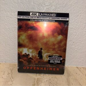 NEW Sealed US Oppenheimer 4K Blu-Ray STEELBOOK Best Buy Exclusive Rare BOX SHIP